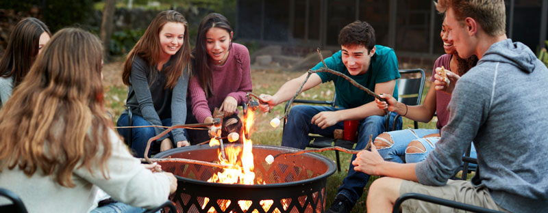 Home Wood Heating - Enjoying an outdoor firepit