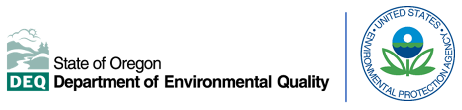 Logos for the EPA and ODEQ